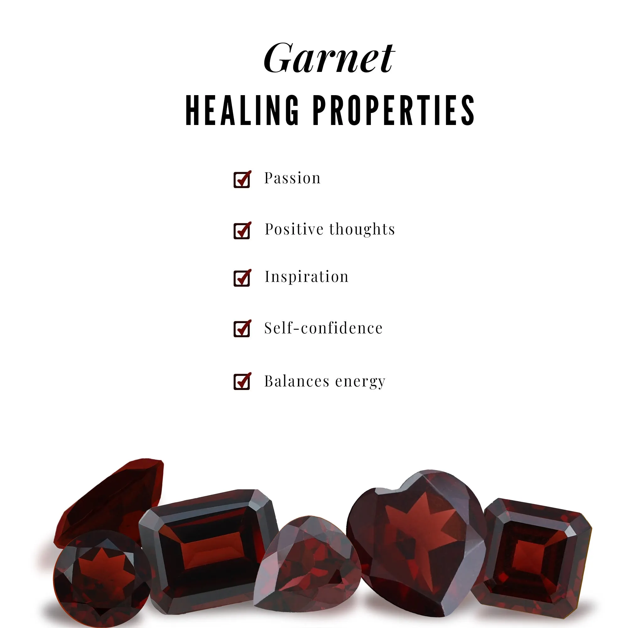 1.25 CT Pear Cut Garnet Solitaire Ring with Diamond Trio
