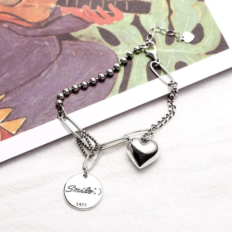 925 Sterling Silver Couple Bracelet