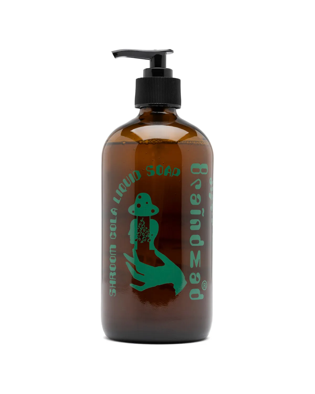 Brain Wash Shroom Cola Liquid Castile Soap 16oz - Amber