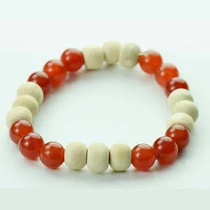 Carnelian Tulsi Bracelet