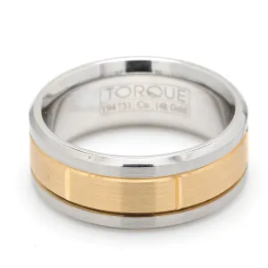 Cobalt & Gold Wedding Band