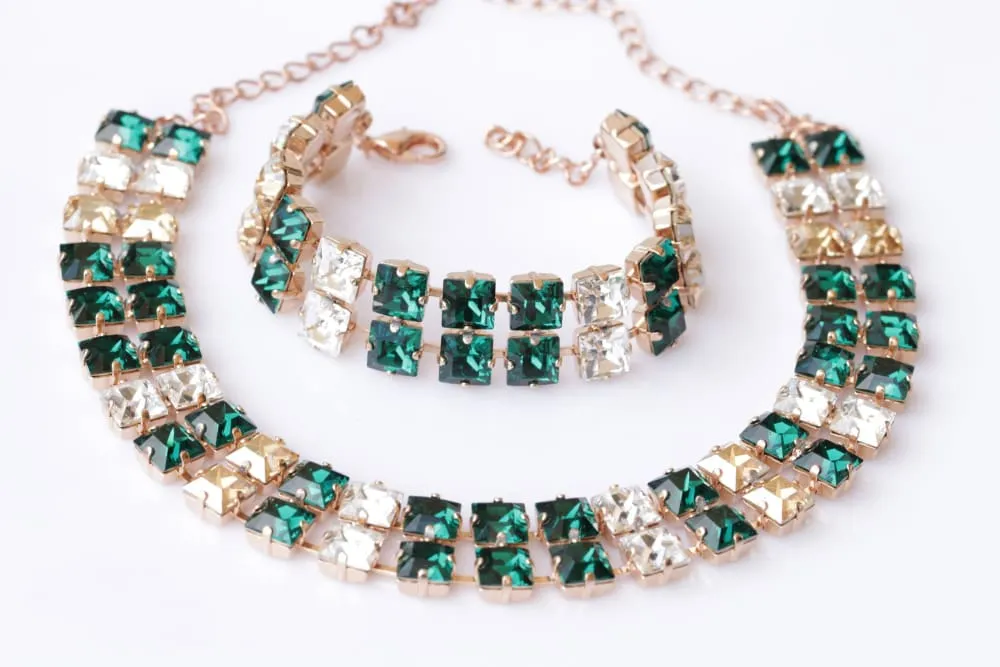 EMERALD BRIDAL SET