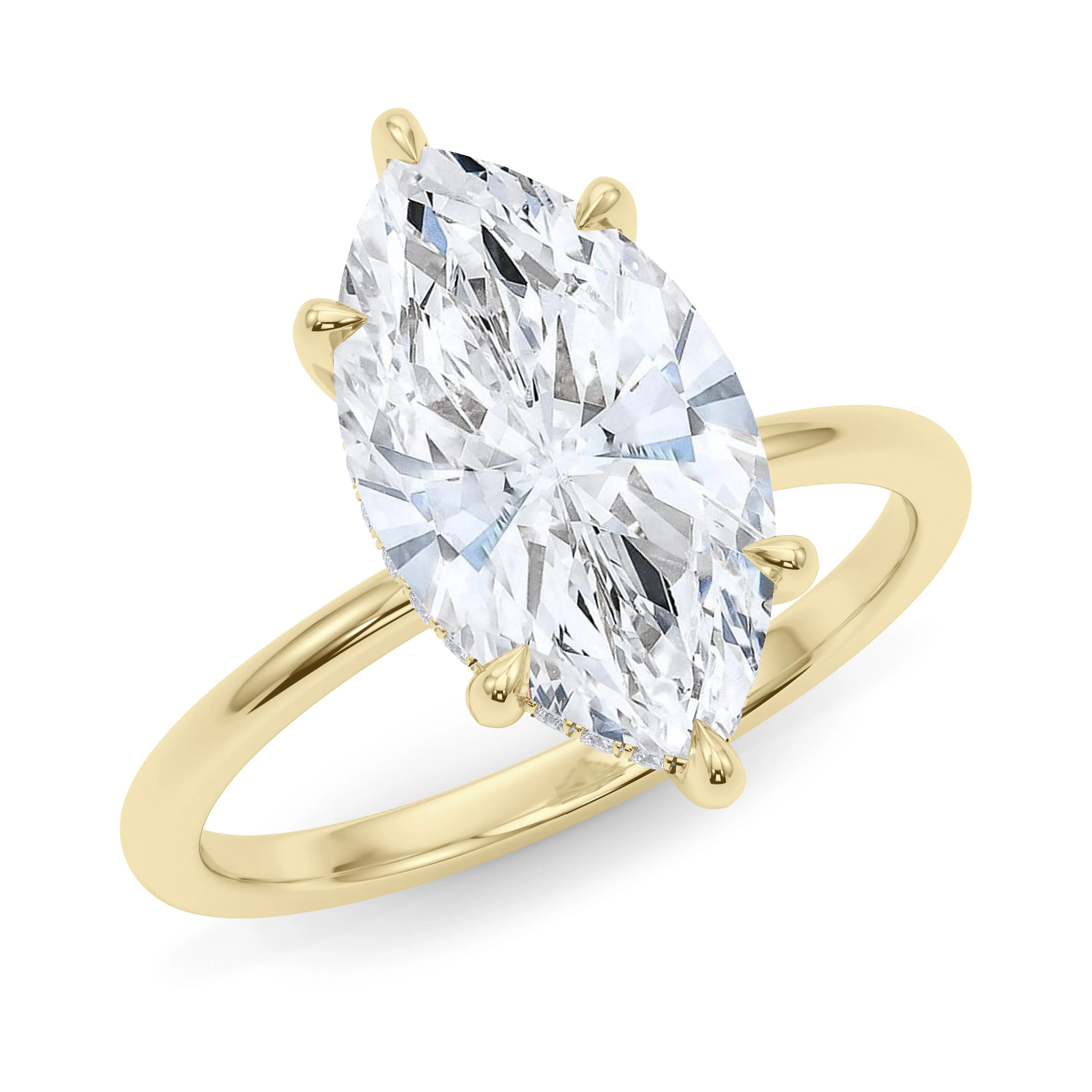 Marquise Diamond Engagement Ring