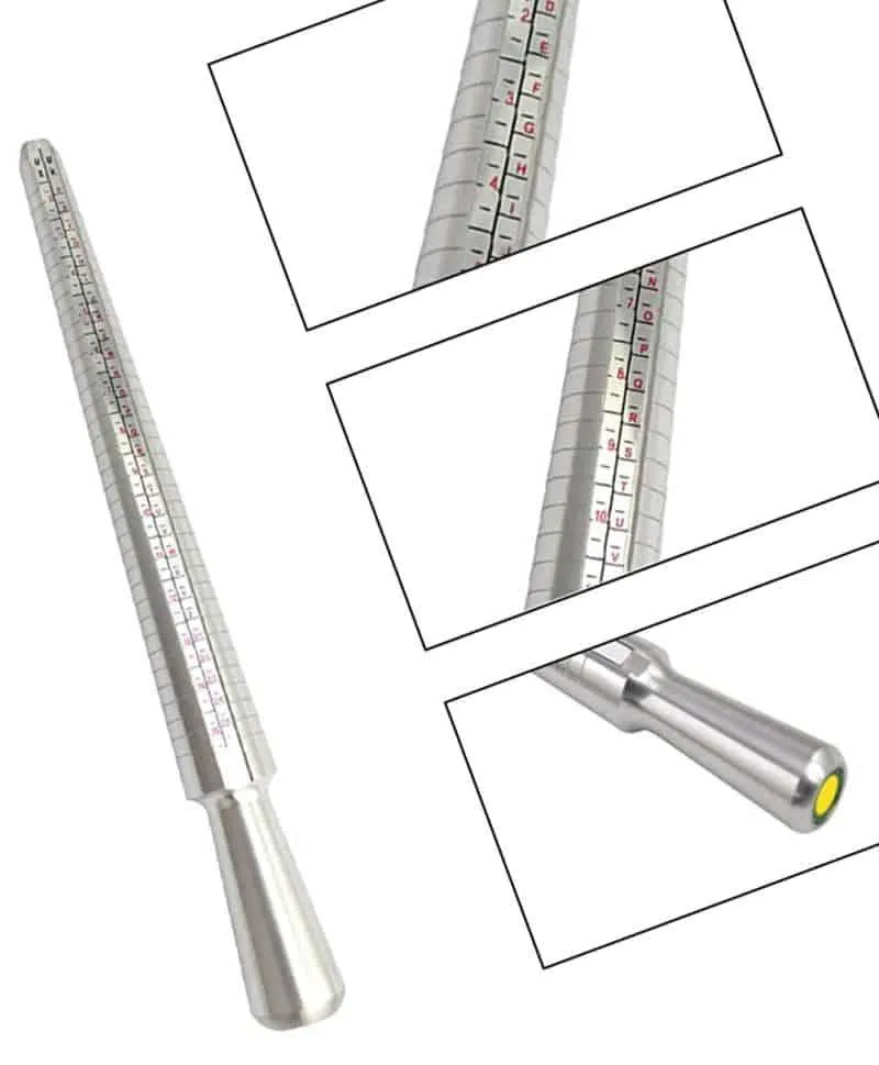 Metal Ring Sizer Mandrel