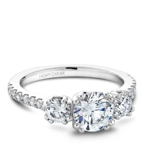 Noam Carver Engagement Ring - B001-05WZ-100A